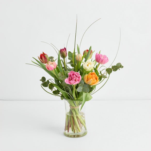 Den søde tulipanbuket